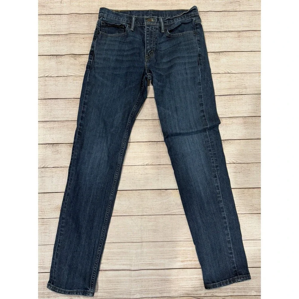Levi's 511 Jeans Mens 31x34 Slim Fit Straight Leg Blue Medium Wash Denim Stretch